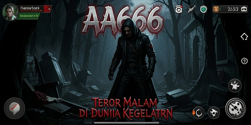 Gameplay menegangkan AA666 dengan suasana Horror yang mencekam.