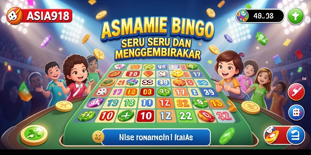 Tampilan gameplay Bingo yang menarik dan seru di ASIA918.