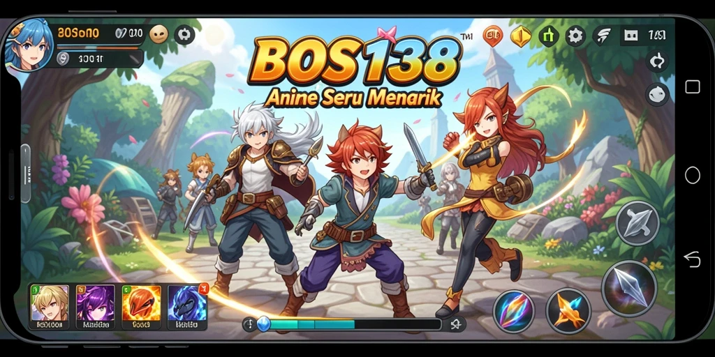Tampilan menakjubkan dari gameplay Anime yang penuh aksi dan karakter unik.