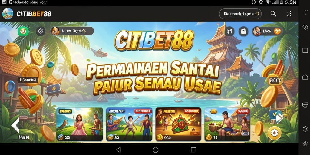 Tampilan gameplay menarik dari CITIBET88 yang menghibur.