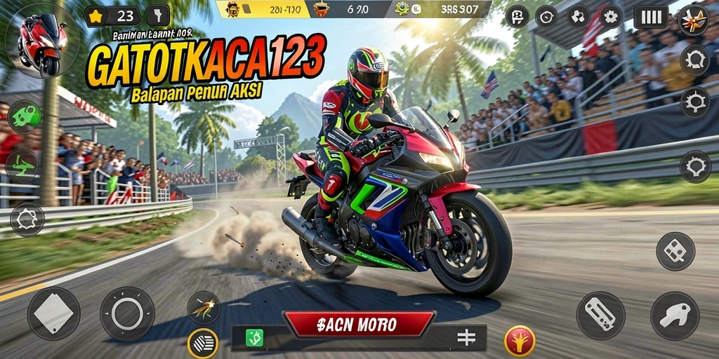 Gameplay penuh aksi dari GATOTKACA123 yang mendebarkan.