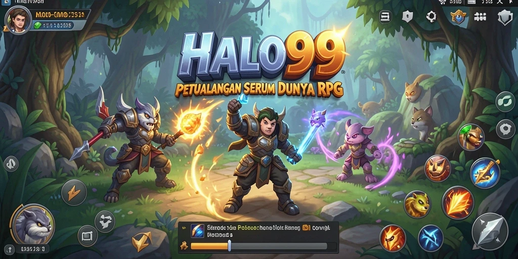 Tampilan gameplay HALO99 yang penuh aksi dan strategi mendebarkan.