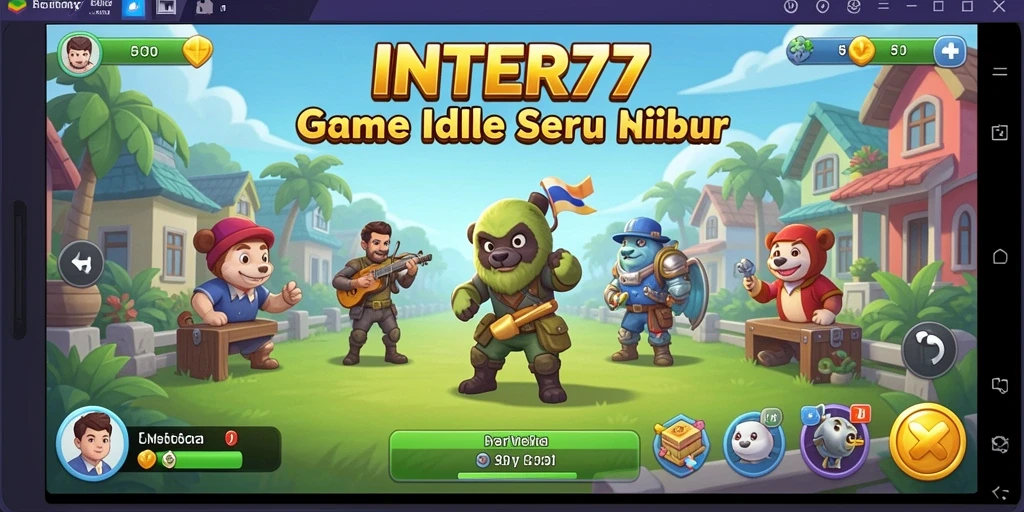 Tangkapan layar INTER77 menampilkan gameplay menarik dan santai.