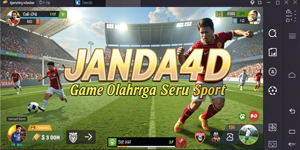 Tampilan gameplay <strong>JANDA4D</strong> yang seru dan penuh aksi olahraga.
