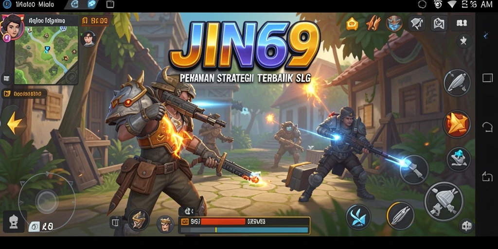 Tampilan gameplay menarik dari JIN69 dengan aksi strategis yang mendebarkan.