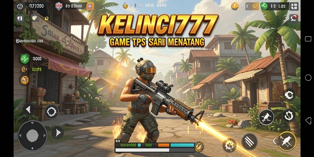 Screenshot gameplay KELINCI777 dengan aksi tembak-menembak yang intens.