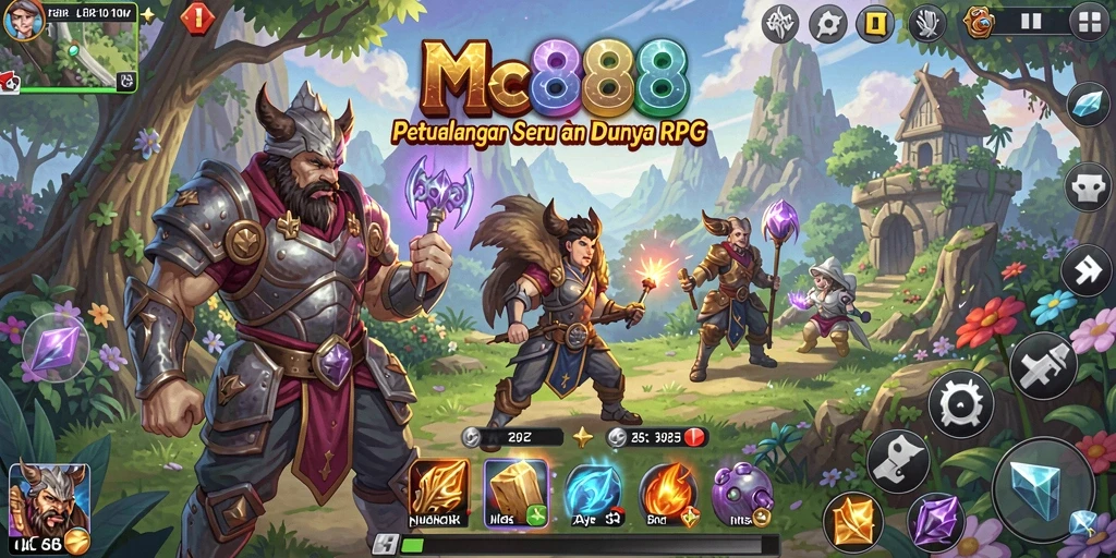 Gameplay RPG yang menarik dan penuh aksi di MC888.