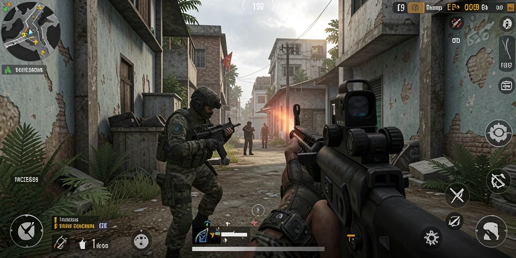 Tampilan menegangkan dari gameplay OCE69 saat beraksi.