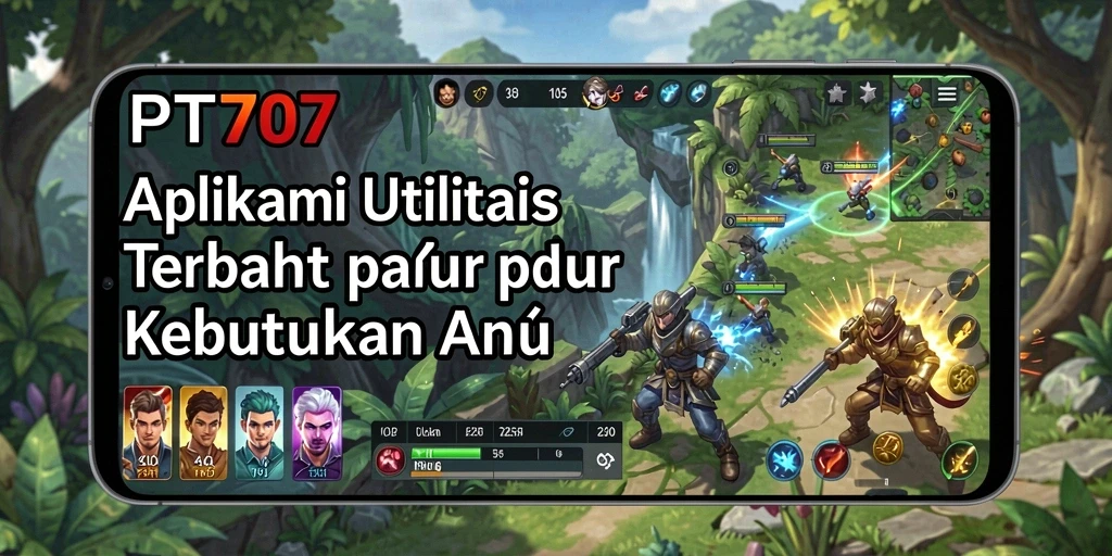 Tampilan screenshot PT707 yang menunjukkan fitur utilitas yang memudahkan pengguna.