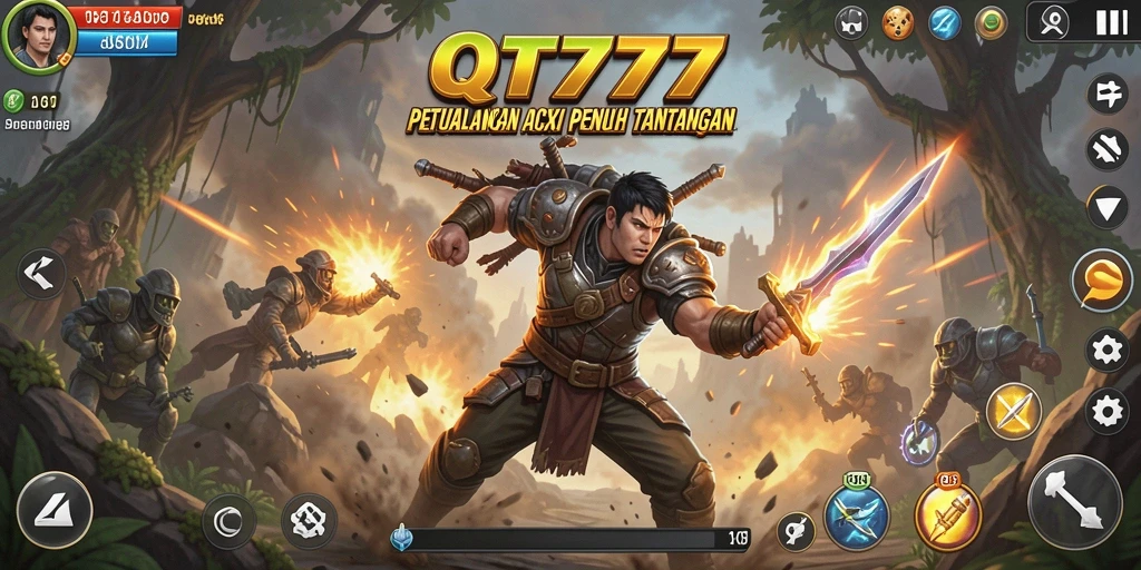 Gameplay QT777 yang penuh aksi dan petualangan seru.