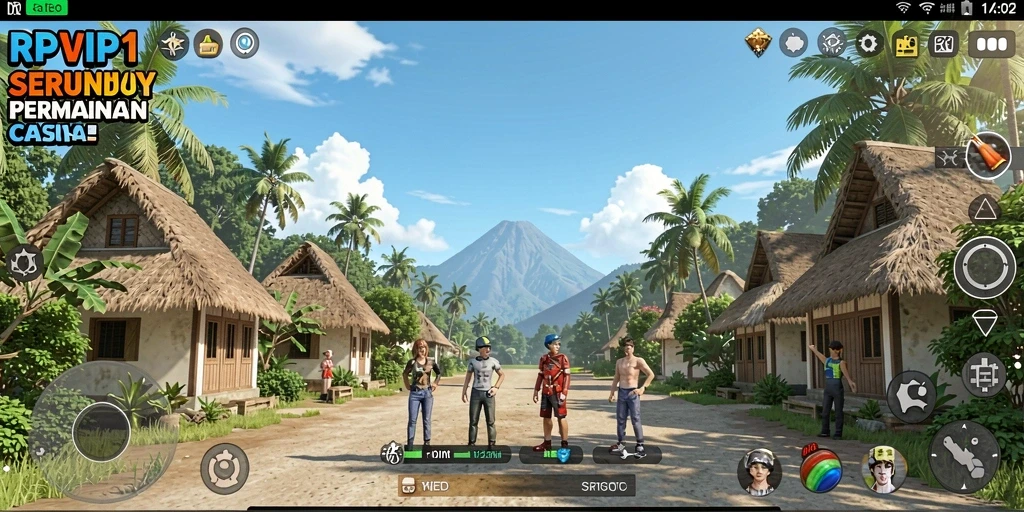 Tampilan gameplay RPVIP1 yang penuh warna dan menarik.
