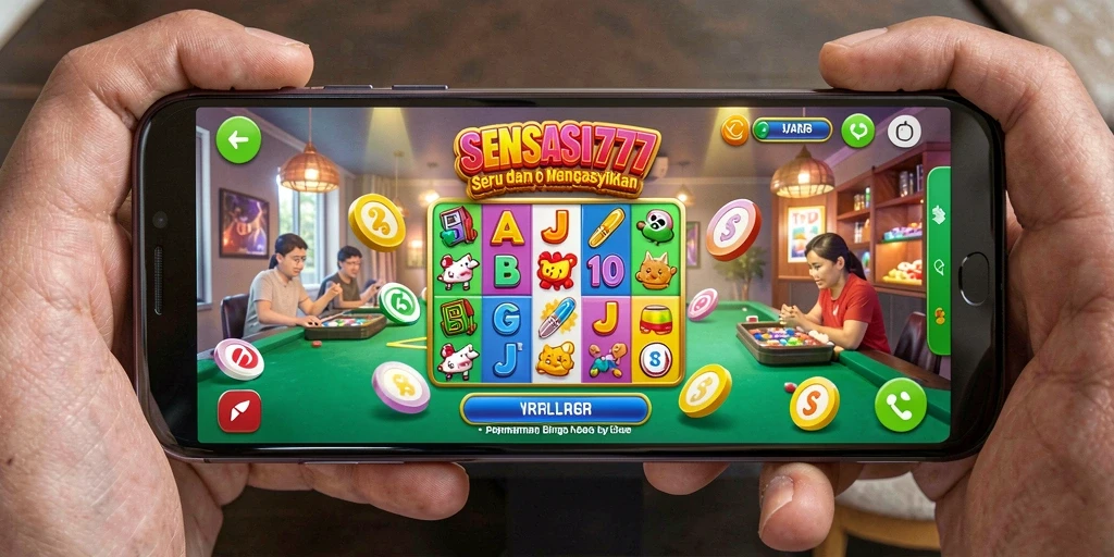 Screenshot gameplay SENSASI777 yang menampilkan suasana permainan Bingo.