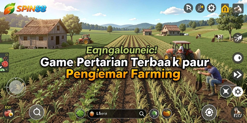 Gameplay SPIN88 yang seru dan interaktif dengan elemen pertanian.